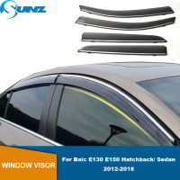 หน้าต่าง Visor สำหรับ Baic E130 E150 Hatchbacksedan 2012 2013 2014 2015 2016 2017 2018 Wind Rain Sun Guard Deflector Vent Shade