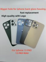 ✐ For iPhone 13Pro 13PM Back Glass Cover Panel Replacement Parts High Quality With logo Housing Battery Cover Big Hole Rear Glass