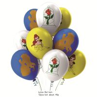 Disney Princess Beauty and The Beast Theme Latex Balloons Party Supplies Children Birthday Party DIY Decoration Kid Gift Suplies