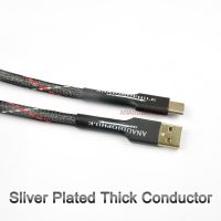 ✇ Sliver Plated HiFi USB Type A To C Audio Data Cable 5N For DSD DAC PC Mobile NAS Thick Conductor High Quality