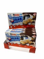 KINDER HAPPY HIPPO ฮิปโป เวเฟอร์ซ็อกโกแลต 100g  1ถาด/บรรจุ 10 กล่อง ราคาส่ง ยกถาด สินค้าพร้อมส่ง