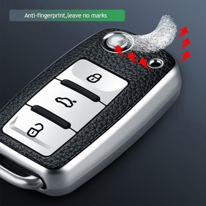 hot-dt-leather-car-keys-cover-protection-for-polo-tiguan-passat-jetta-skoda-octavia