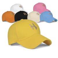 COD DSGTREYTTRYUII H Letter Gold Thread Embroidery Big Head Circumference High Quality Baseball Cap Men Women All Cotton Adjustable Metal Buckle Back Strap Sun Hat Various Colors Available: Pink Blue Black White Yellow Or