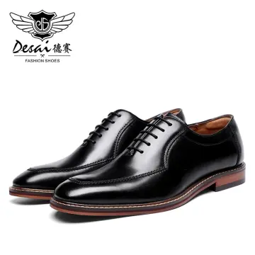 DESAI Sneakers Men Casual Shoes Genuine Leather Soft Breathable