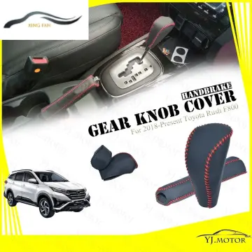 Cheap 1PC Genuine Leather Gear Lever Decoration Protection Cover