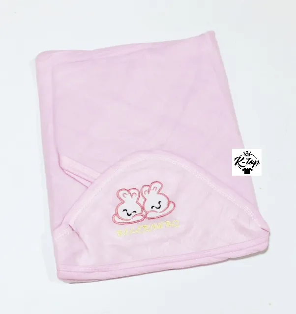 plain receiving blanket with embroidered design Lazada PH
