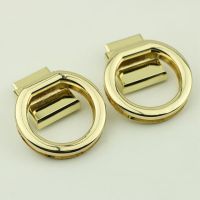 【CC】﹍◄﹍  10 Pieces Luggage hardware accessories thickened locks high-end bags twisted pressed light gold mortise for leather