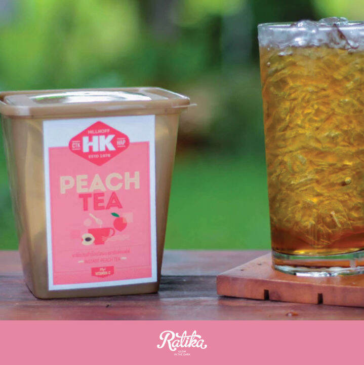 ratika-ชาพีชปรุงสำเร็จชนิดผง-ตรา-ฮิลล์คอฟฟ์-hillkoff-instant-peach-tea-500-g