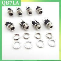 5.5 x 2.1mm DC Power Jack Panel Mount Terminal 3 Pin 5.5 2.1mm DC Female Socket Supply Electrical DC Jack Connector QB7LA