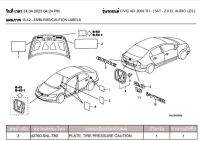 (ของแท้) 42760SNLT60 สติ๊กเกอร์ ลมยาง ของ HONDA Civic FD 07 เครื่อง 2.0ของแท้เบิกศูนย์/ใช้เวลาเบิกของ 3-4 วัน/ทักแชทแจ้งเลขถังก่อนสั่งซื้อ