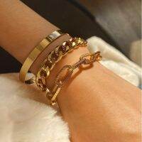 COD SDGREYRTYT bingo 3pcs/set retro bohemian hip hop punk style bracelet