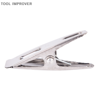 TOOL IMPROVER ที่หนีบเสื้อผ้าทำจากสเตนเลสสตีล20ชิ้นตัวหนีบโลหะสำหรับซักเสื้อผ้า