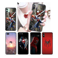 291NO Spiderman อ่อนนุ่ม Black ซิลิโคน ปก เคสโทรศัพท์ หรับ iPhone 8 11 5s 7 13 6s 12 6 5 Plus Max Mini SE Pro