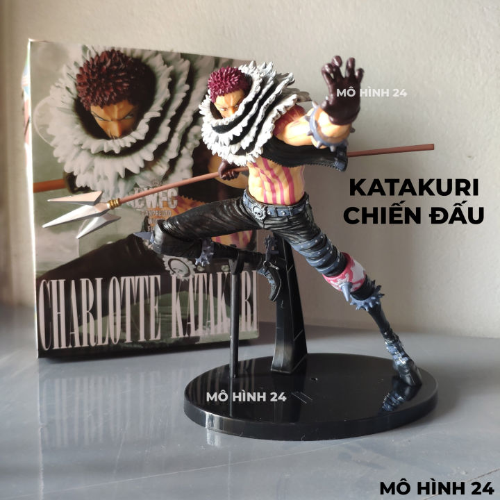 Hãy khám phá mô hình Charlotte Katakuri đang chờ đón bạn. Đây là một mô hình tuyệt đẹp của một nhân vật One Piece đầy mạnh mẽ và quyết đoán. Bạn sẽ không khỏi ngạc nhiên khi chi tiết của mô hình được tái hiện chân thực và tinh xảo.