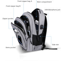 Large Capacity Backpack Men Laptop Backpacks 15.6 Oxford Black Solid High School Bags Teen College Boy Gril Student Backpack