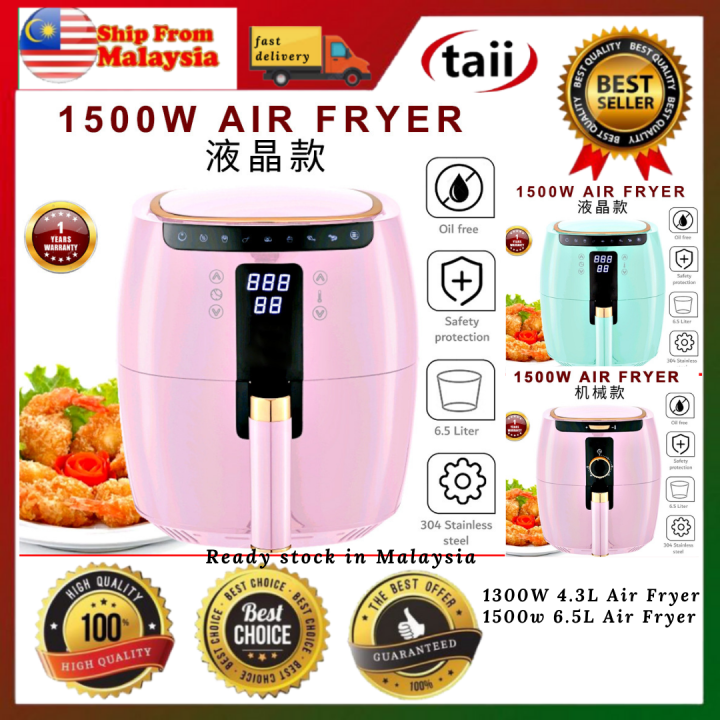 4.3l Pink Home Air Fryer