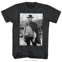 เสื้อยืดผู้ชาย Clint Eastwood Western The Good The Bad And The น่าเกลียด Photo Tee ภาพยนตร์เสื้อยืดแปลกใหม่เสื้อยืดผู้หญิง