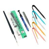 Mechanical Keyboards Lube Kit Set with 5 Pieces Tools Lubrication Pen Tweezers, for DIY Lovers Professional Tool Set