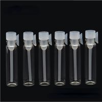 【CW】 10Pcs 1/2/3ml Plastic Test Tubes Vials Sample Screw Cap Bottles for Office School Chemistry Supplies