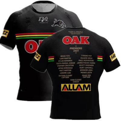 PENRITH PANTHERS  PREMIERS RUGBY JERSEY size S-M-L-XL-XXL-3XL-4XL-5XL