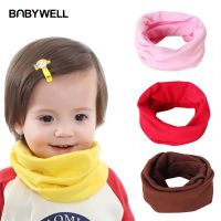 ™♞☈  100  Cotton Baby Pullover Bibs Autumn And Winter Collar Neckerchief Children Scarves Kids O Ring Neck Scarf Gaiter For Bbay Kids