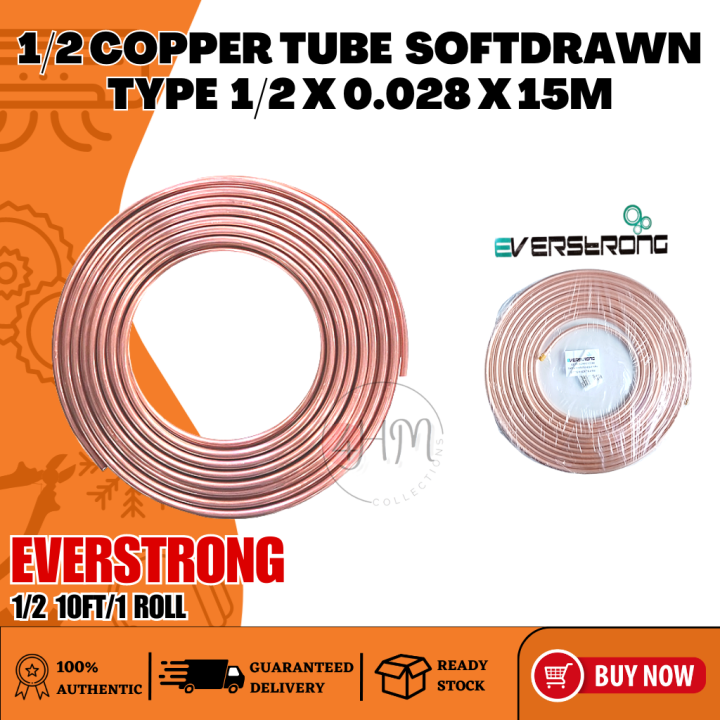 4HMC EVERSTRONG 1/2 Copper Tube SOFTDRAWN Type For Airconditioning 1/2 ...