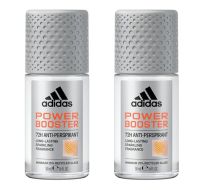 Adidas POWER BOOSTER 72h Roll On for Men อาดิดาส พาวเวอร์ บูสเตอร์ โรลออน 50ml. (2ขวด)