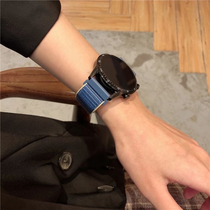 การเปลี่ยนสายนาฬิกาข้อมือ-loop-nylon-nylon-for-huawei-watch-gt-4-41mm-46mm-สาย-กำไลข้อมือ-for-huawei-watch-gt-3-se-gt-3-pro-gt2-46mm-43mm