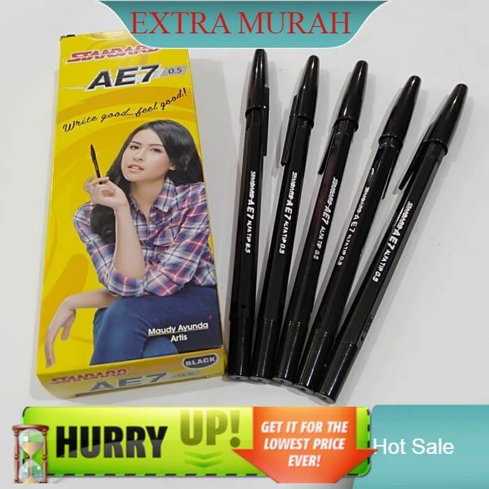 Pulpen Bolpen Bolpoint Standard Ae Ae Murah Harga Per Pcs Pack Lazada Indonesia