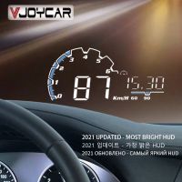 Vjoycar กระจกบังลม VH300 HUD 5.5นิ้วแสดงบนกระจกหน้ารถ OBD II EUOBD เครื่องวัดความเร็วสูงอิเล็กทรอนิกส์รถยนต์กล่องแจ้งเตือนความเร็วเกินกำหนด