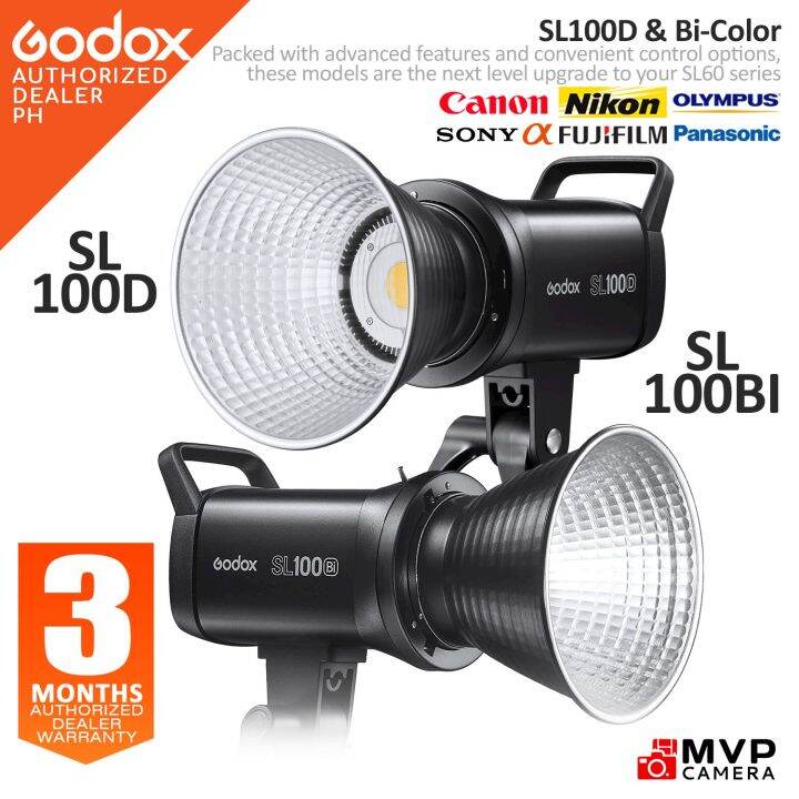 GODOX SL100D SL100D & BiColor LED Video Light MVP CAMERA Lazada PH