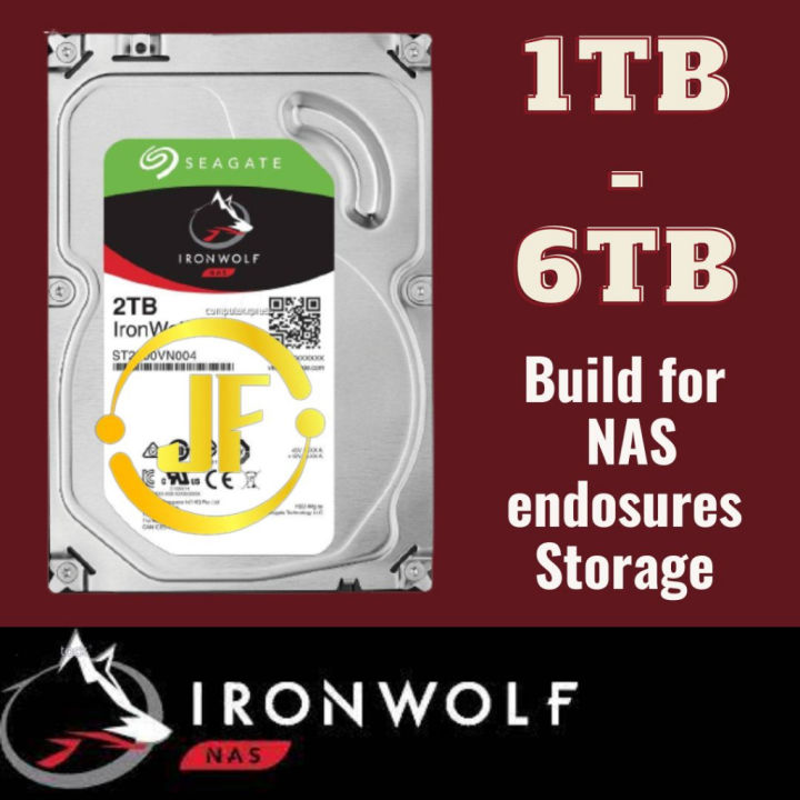  Seagate IronWolf 4TB NAS Internal Hard Drive CMR 3.5