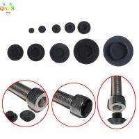 10PCS M5-24 Black Hex Socket Fasteners Screws Covers Caps Allen Bolt Screw Nut Round Head Cover Cap Protector-Shop5798325