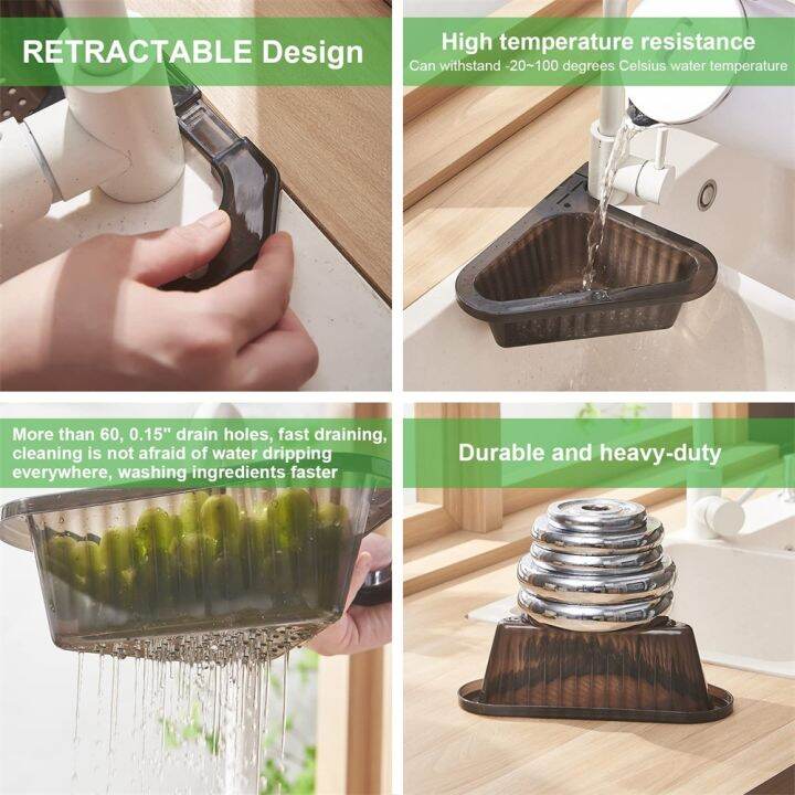 kitchen-sink-filter-basket-corner-drain-strainer-basket-triangular-sink-storage-multi-functional-hanging-filtering-draining-rack