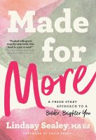 สินค้าใหม่ลิขสิทธิ์แท้ MADE FOR MORE: A FRESH START APPROACH TO A BOLDER, BRIGHTER YOU