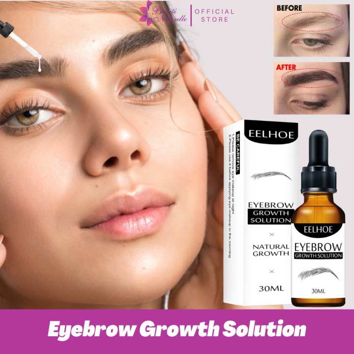 Eyebrow Growth Solution Serum Longer Fuller Thicker Nourishes Eyebrow ...