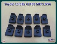 TOYOTA COROLLA AE100 MTX LN56 ​ DUST COVER OUTER LOCKING CLIP "BLACK" SET (10 PCS.) (56) #กิ๊บล๊อคบังฝุ่นนอก สีดำ (10 ตัว)