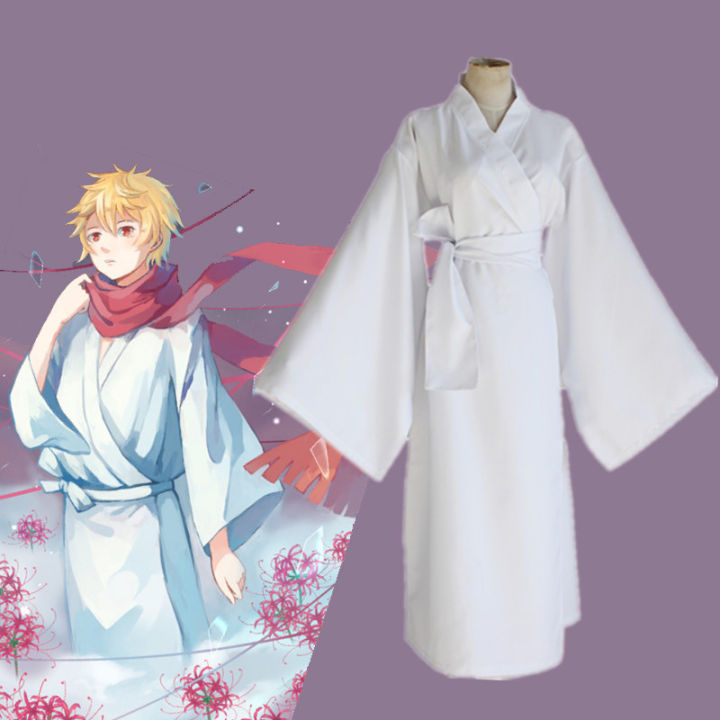 Anime Noragami Yukine Cos Suit White Yukata Kimono Cosplay Costume Anime  Costume Halloween Costume 