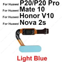 Home Fingerprint Sensor For Huawei P20 P20 Pro Mate 10 Nova 2S For Honor View V10 Home Return Key Touch Scanner Flex Cable