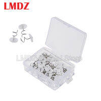 LMDZ 10050Pcs ผ้าใส Twist Pins เก้าอี้โซฟารถ Headliner ซ่อมหลวม Drapery Craft DIY ตำแหน่ง Pins พร้อมกล่อง