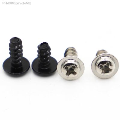 M1.4 M1.7 M2 M2.3 M2.6 M3 M4 Phillips Screw PWB Round Head With Washer Flat Tail Self Self- tapping Screw Black /Nickel Plated