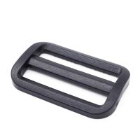 10pcs Plastic Tri Glides Slide 3 Bar Rectangle/Square Adjuster Buckle For Leather Craft Bag Shoulder Strap Belt Webbing 2-5cm