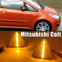 สัญญาณไฟเลี้ยวแบบไดนามิกกันชนรถไฟ LED เปลี่ยนไฟระบุสัญญาณสำหรับ Mitsubishi Colt