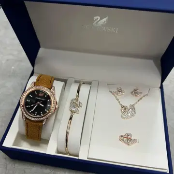 Swarovski watch clearance set