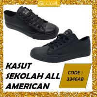 s06l5u8y0 Kasut SEKOLAH HITAM / รองเท้านักเรียน สีดํา แบรนด์ ALL AMERICA (ไซซ์ : 32-45 ) รหัส (3346AB)