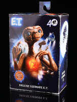 E.T. 40th Anniversary – 7" Scale Action Figure - Ultimate Deluxe E.T. with LED Chest and "Phone Home" Communicator