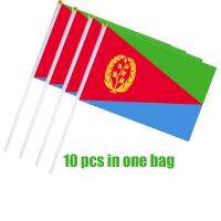 Directly Delivery 10 pcs 100 Polyester eritrea eritrean hand flags