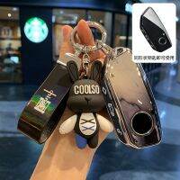 【LZ】✽۞✵  Inteligente remoto Car Key Case Capa Suporte de proteção Keychain Bag Acessórios Chain BMW Energia Ix XM I7 X7 7 Series 7 Series 2023