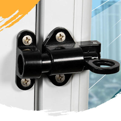 Hot Aluminum Alloy Automatic Window Gate Lock Automatic spring latch Window Door Bolt Latch Safety Lever Handle Sweep Latch Door Hardware Locks Metal