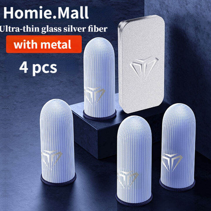 KOQAIIZ 6 Stück Gaming Finger Sleeves - Atmungsaktive Touchscreen Handschuhe